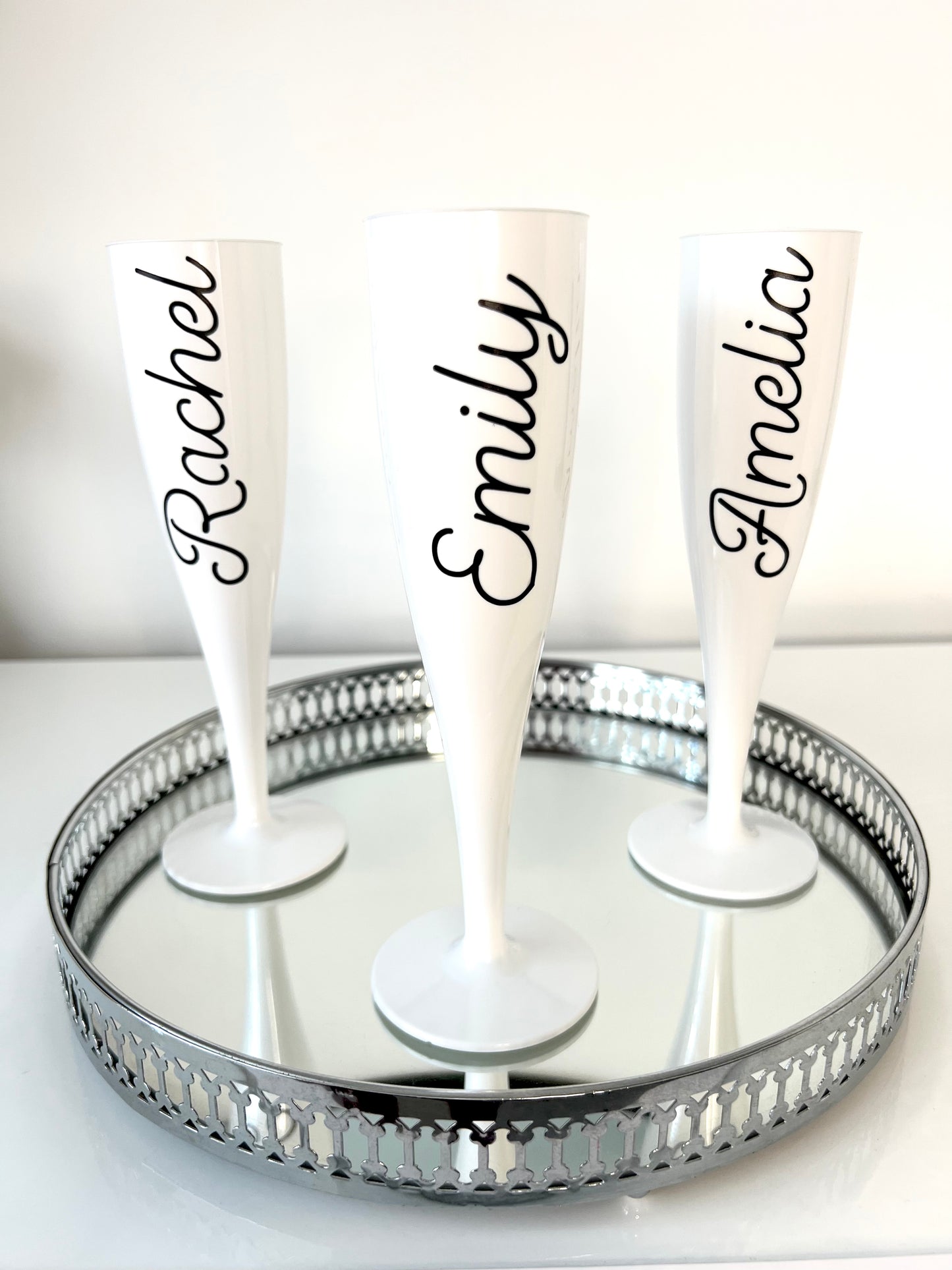 Personalised drink flutes