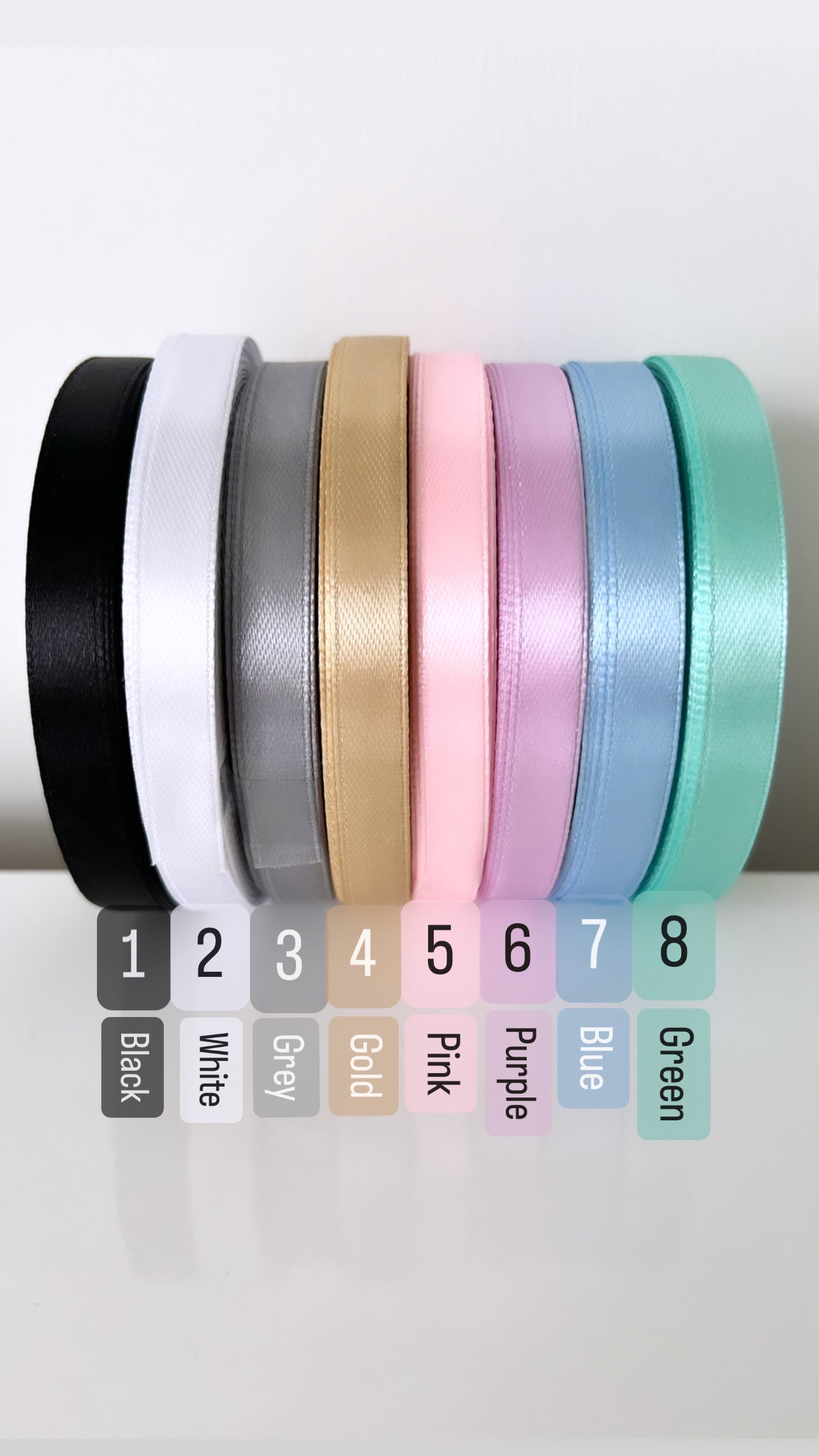 Choice of Ribbon Colours